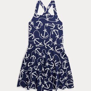 Ralph Lauren Anchor-Print Cotton Jersey Dress New with Tags Size Small (7)